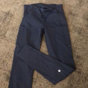 Lululemon Speed Tight in navy blue